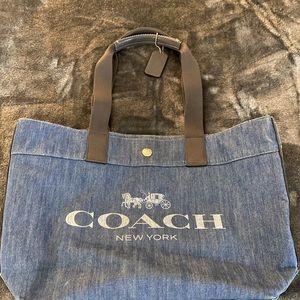 Coach jean tote